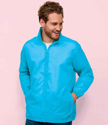 SOLS Shift Windbreaker - Aqua - 3XL